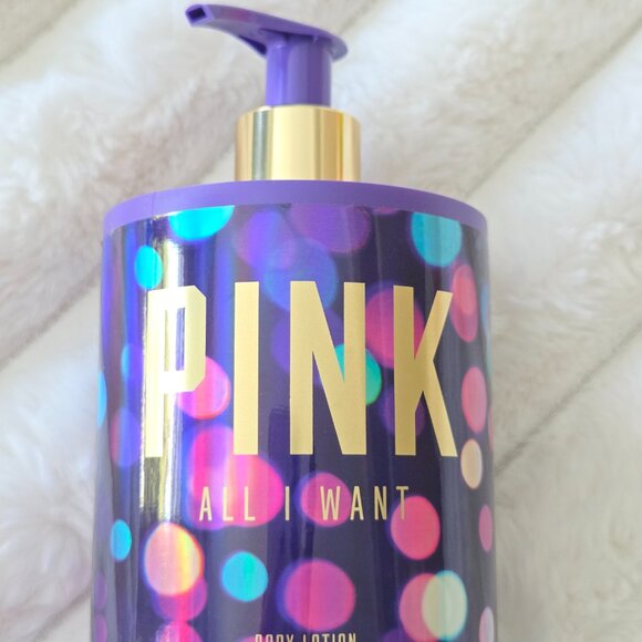 Victoria's Secret PINK All I Want Body Lotion Holiday Collection 16.9oz/500ml - Picture 4 of 9